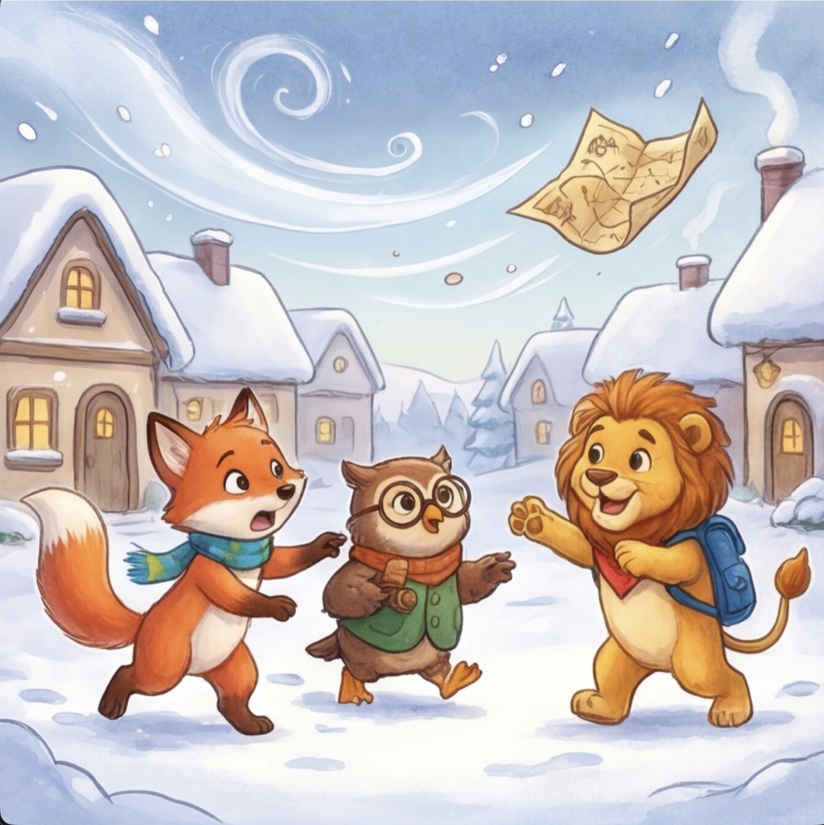 Story page 3 showing consistent character